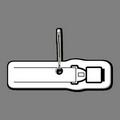 Zippy Clip & Buckled Seat Belt Clip Tag (Outline)